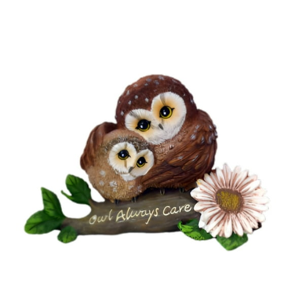 The Bradford Exchange Owl Always Care You're Such A Hoot Figurine Collection Issue #9 Whimsical Owls Hand Sculpted and Hand Painted by Kayomi Harai 3.5-inches