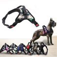 thumbnail image 2 of Nylon Heavy Duty Dog Pet Harness Collar Adjustable Padded Extra Large Medium Small Dog Harnesses Vest Husky Big Dogs Products ShopWise Round, 2 of 19