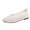 White -AE05, variant on Domzle Mesh Ballet Flats for Women Slip On Round Toe Comfy Casual Office Ballerina Flat Shoes Breathable Comfortable Round Toe Pull-On Shoes White