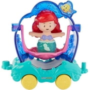 Disney Princess Fisher-Price Little People Parade Ariel Flounder's Float Action Figure Set, 2 Pieces
