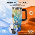 thumbnail image 5 of Funnel FgteeV Car Cup Tumbler with Handle & Straw 40Oz Cupholder Water Bottle Insulated Stainless Steel Cup, 5 of 8