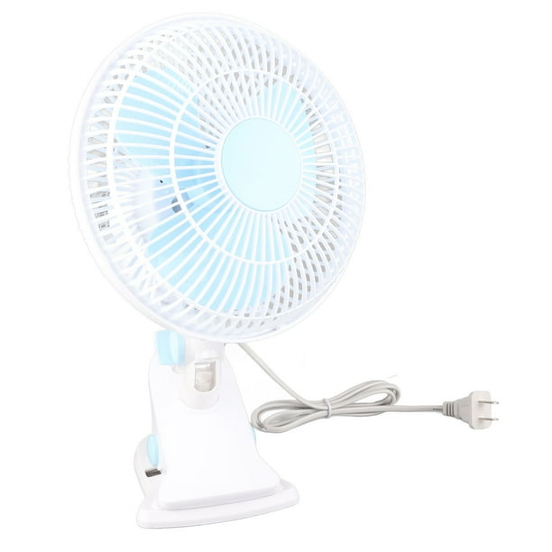 Ventilador de escritorio Mini ventilador eléctrico ANGGREK compacto con 3 aspas con Clip para dormitorio de estudiantes mesita de noche oficina