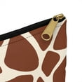 thumbnail image 4 of Giraffe Print Flat Accessory Pouch Animal Print Makeup Bag Cosmetic Bag, 4 of 4