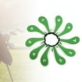 thumbnail image 5 of 10Pcs Golf Iron Headcover Set Golf Club Head Cover Water Sleeve for Outdoor Green and White, 5 of 8