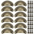 thumbnail image 1 of Classical Cup Handle Shell Pull Kitchen Cupboard Cabinet Door Furniture Drawer, 1 of 1
