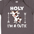 thumbnail image 4 of Inktastic I'm a Cutie White and Brown Holstein Cow with Arrows Boys or Girls Baby Bodysuit, 4 of 5