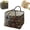 2#, variant on Quilted Laundry Basket with Handles,Large Collapsible Square-Shaped Fabric Totes with Reinforced Handles Side Pockets for Car,Home,Picnic
