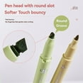 thumbnail image 6 of 5pcs Pastel Highlighters Colors Dual Tip Fluorescent Hook Pen Colored Mark Pen Cute Markers for Journaling Japanese Stationery, 6 of 7