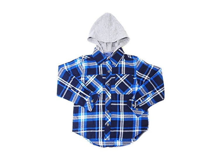 Weatherproof Garment Co. Boys Size X-Small (5/6) L/S Hooded Button ...