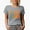 Heather Grey, variant on Dance Mom, Title for Dancer Mother, Mama or Mommy, Groovy Retro Wavy Text Merch Gift, White T-Shirt, Large