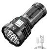 Kuymtek Linterna LED ultrabrillante COB USB recargable 500LM 4 modo de iluminación del hogar Kuymtek Iluminación del hogar multifuncional