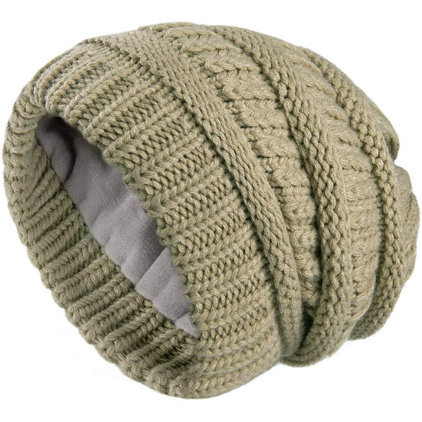 Camptrace Chapeaux d'hiver pour femme en tricot Slouchy Chapeau
