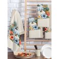 thumbnail image 4 of Tropical Plants Pumpkins Kitchen Dish Towels for Drying Dishes Set of 2, Summer Fall Farmhouse Palm Leaves Waffle Weave Microfiber Hand Tea Bathroom Towels Quick Dry & Absorbent Towel 15.7x23.6, 4 of 7
