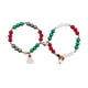thumbnail image 2 of Pulsera elástica con cuentas y letras rotas para regalo de San Valentín y Navidad. Detergente para detergente., 2 of 3