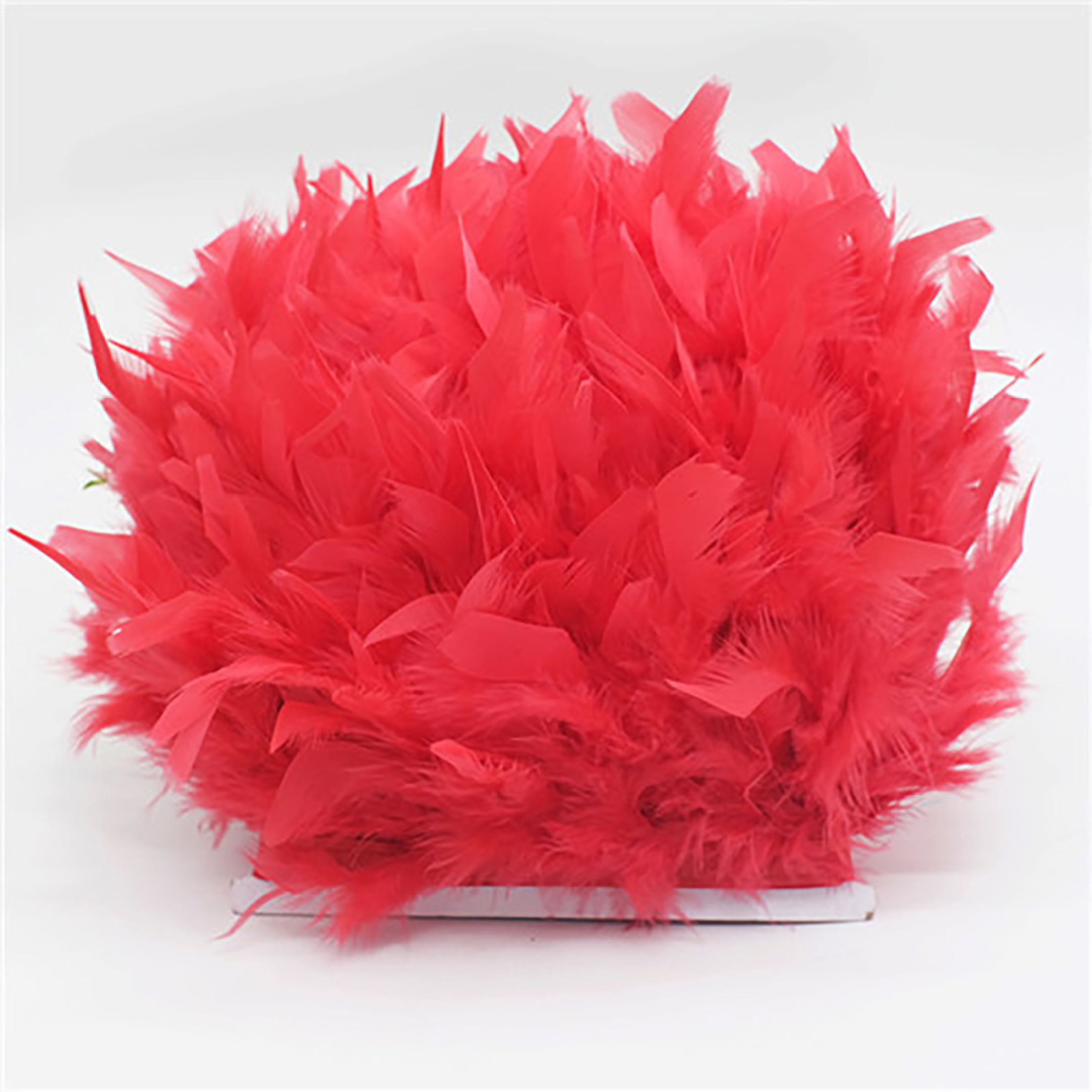 EUBUY Ostrich Feather Scarf DIY Craft Family Dance Wedding Party Halloween  Costume Accessories Feathers Pink 