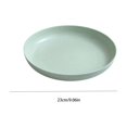 thumbnail image 3 of Dinner Plates with Deep Rim for Serving Salad and Pasta, Microwave and Dishwasher Safe Reusable Plates, 3 of 5
