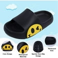 thumbnail image 5 of Sandals for Girls and Boys,Mens Slippers Sandals for Women,EVA Anti-Slip Indoor & Outdoor Kids Slippers Smile Face Open Toe Spa Bath Pool Gym House Casual Shower Shoes, 5 of 9