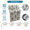 thumbnail image 6 of Abstract Art Fish Grey Table Runner - 108 Inch Long Coastal Ocean Summer Linen Texture Cotton and Linen Blended Dress Scarves Farmhouse Table Runner for Kitchen Dining, Coffee Table, 13" x 108", 6 of 8