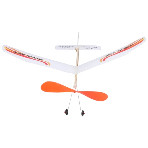 HONMEET Stem Project Airplane Rubber Band Powered Airplane Model Plastic 1 Set