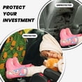 thumbnail image 3 of Cute Skull Pineapple Mats Back Seat Protectors, Car Seat Protector Vehicle Organizers Waterproof Cover Back Seat Cover for Kids with 3 Storage Pockets 2 Pack, 3 of 5