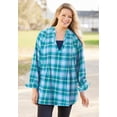 thumbnail image 6 of Woman Within Plus Size Flannel Tunic With Layered Look, 6 of 6