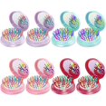 thumbnail image 1 of wonima11 Hair Brush, 8 Pcs Folding Travel Mirror Hair Brushes Round, Compact Portable Hair Brush with Mini Mirror for Women Girls, 1 of 1