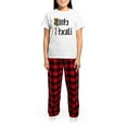 thumbnail image 4 of CafePress - Offaly (Gaelic) Women's Light Pajamas - Women's Short Sleeve Print T-Shirt and Pants Light Cotton Pajama Set, 4 of 7
