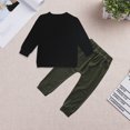 thumbnail image 4 of Sudadera de manga larga para bebé, conjunto de pantalones, trajes de otoño de algodón (18-24M) Ndcxsfigh Para estrenar, 4 of 9
