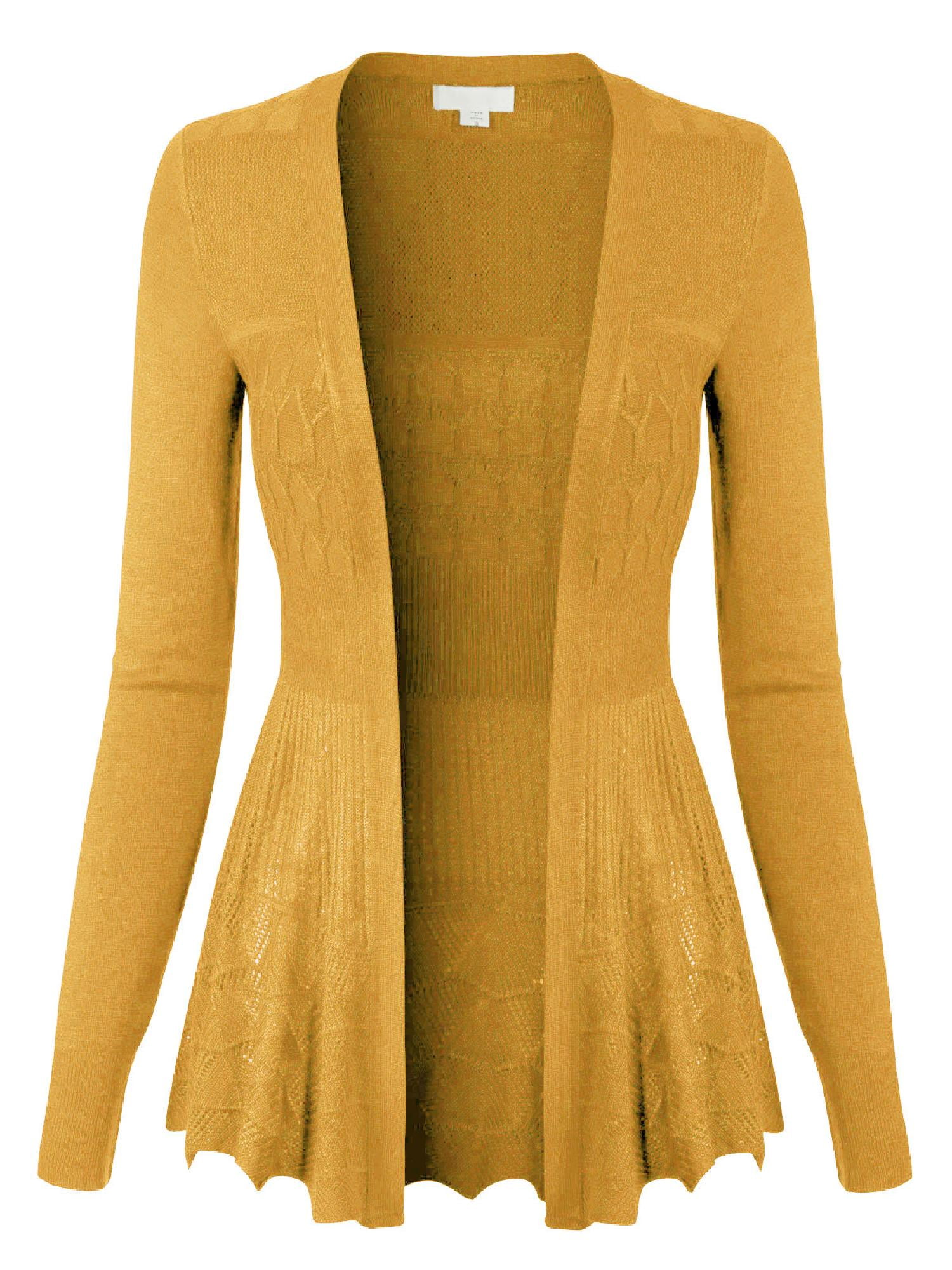 ladies gold cardigan