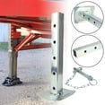thumbnail image 6 of Jack Drop Leg Foot Pad Trailer Jack Extension Heavy Duty Galvanized Support for Rvs Campers and Vehicles, 6 of 9