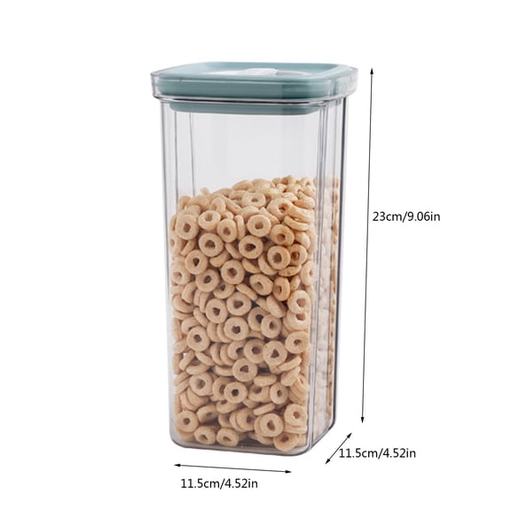 Large Kitchen Canisters Airtight Food Storage Container Set with Lids Plastic Kitchen Pantry Canister for Cereal Flour Sugar 2000ML, Kitecy Airtight Containers