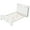 White-Full, variant on Barara King Bedroom Bed Frame, Bed Platform Frame,Twin Size Bed Frame with 2 USB Ports with Storage Headboard and Lights-Twin Size
