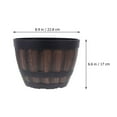 thumbnail image 6 of Eease Resin Whiskey Plant Pot Rustic Flower Planter Garden Home Office, 6 of 7