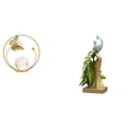 thumbnail image 1 of Escultura de metal con forma de bola de cristal, adorno de estatua para pasillo, chimenea, dormitorio, sala de estar, oficina, , animal, escr, 1 of 8