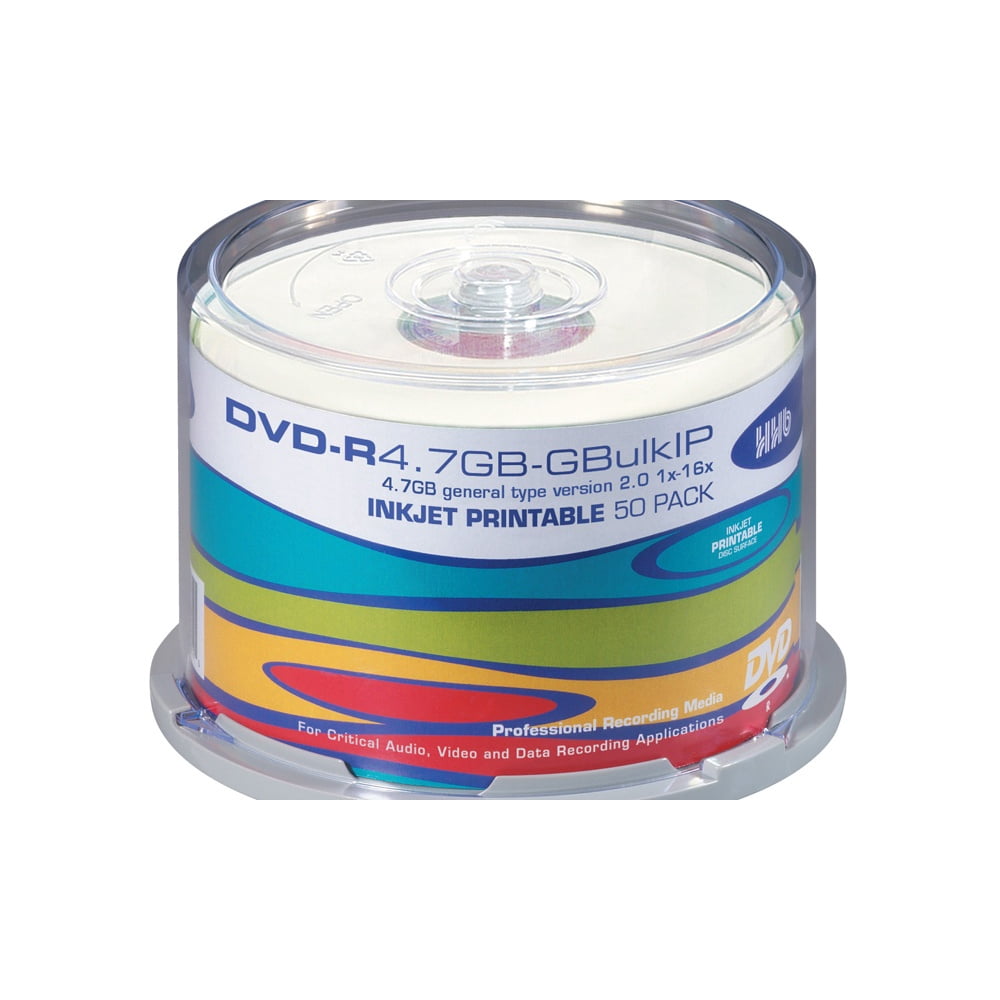 HHB DVDR 4.7GB ARCHIVAL Double Coated Professional White Inkjet