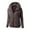 Brown, variant on Winter Fall Hooded Jackets for Women Sweater Warm Wool Zipper Cotton Outwear Jacket Coat