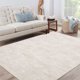 thumbnail image 1 of Qinaqin 4 x 6ft Velvet Area Rugs 100% Polyester 350Gsm 1150Gsm Total cm de Anchoeight Plain Te ture Carlo Rice Camel, 1 of 7