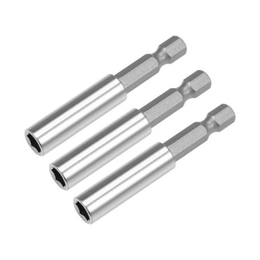3 Pcs 1/4“ Hex Shank by 2.36 Inch Magnetic Bit Holder Extension, Quick Release Screwdriver Drill Bit Power Tool