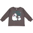 thumbnail image 3 of Inktastic My Safta Loves Me- cute polar bears Boys or Girls Long Sleeve Toddler T-Shirt, 3 of 5