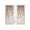 Red, variant on Green Eucalyptus Leaves Sheer Curtains 63 Inch Length 2 Panels Set, Summer Botanical Weeping Rustic Voile Window Treatment Rod Pocket Curtains Sheers Drapes for Bedroom/Living Room/Kitchen 52x"63"x2