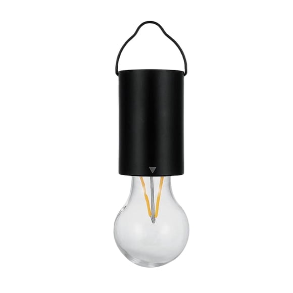 koolsoo Camping Lantern Flashlight Portable Lights Bulbs for Patio Emergency Hiking 17.5cmx5.5cm Black