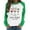 Green, variant on Fesfesfes Ugly Xmas Sweater Women's Casual Round Neck Raglan Color Matching Christmas Wine Cup Print Long Sleeve T-Shirt Top Long Sleeve Round Neck Top / Shirt