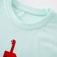 thumbnail image 2 of Cethrio Boys Graphic Tees, Short Sleeve Soft Summer Casual Boys T-shirts Light Blue Size 4 T, 2 of 3