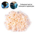 thumbnail image 3 of Disposable Glue Rings, 3 Types 100pcs Silicone Semi-permanent  Ink Ring Cup For Pigment Holder, 3 of 8