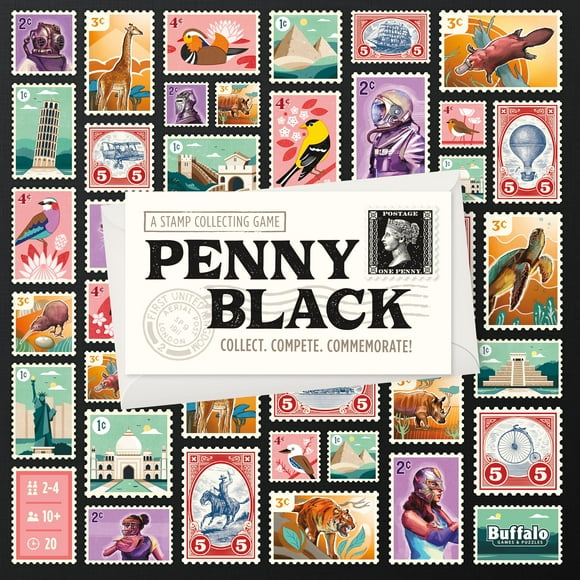 Juego de mesa Buffalo Games Penny Black Stamp Collecting
