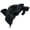 Black, variant on 3D Printed Aquarium Gravel Tunnel Cave, Fish Breeding and Feeding Hideout House for Tank Decoration