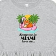 thumbnail image 4 of Inktastic Someone in Miami Loves Me Girls Toddler Dress, 4 of 5