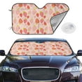 thumbnail image 2 of Haiem Strawberry Car Windshield Sun Shade - Blocks UV Rays Sun Visor Protector, Sunshade to Keep Your Vehicle Cool, Universal Fit SUV Van Sedan-Small, 2 of 7
