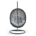 thumbnail image 5 of Modway Hide Outdoor Patio Sunbrella® Swing Chair With Stand in Gray Gray, 5 of 8