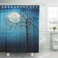 thumbnail image 1 of Pintura Negro Caprichoso Halloween ABPHQTO Cortina de Ducha 160x180 cm, 1 of 1